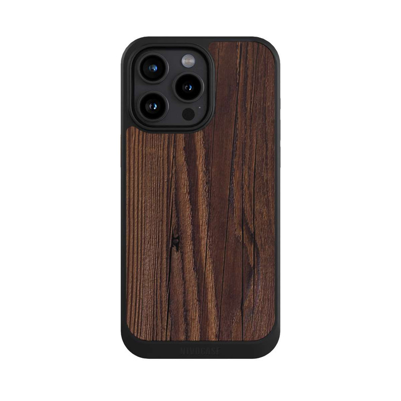 iPhone 15 Pro Max NIVOcore Look Grain du Bois