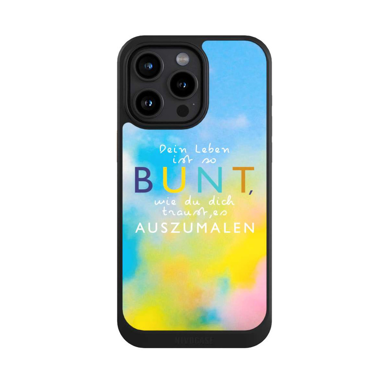 iPhone 15 Pro Max NIVOcore Das Leben ist Bunt