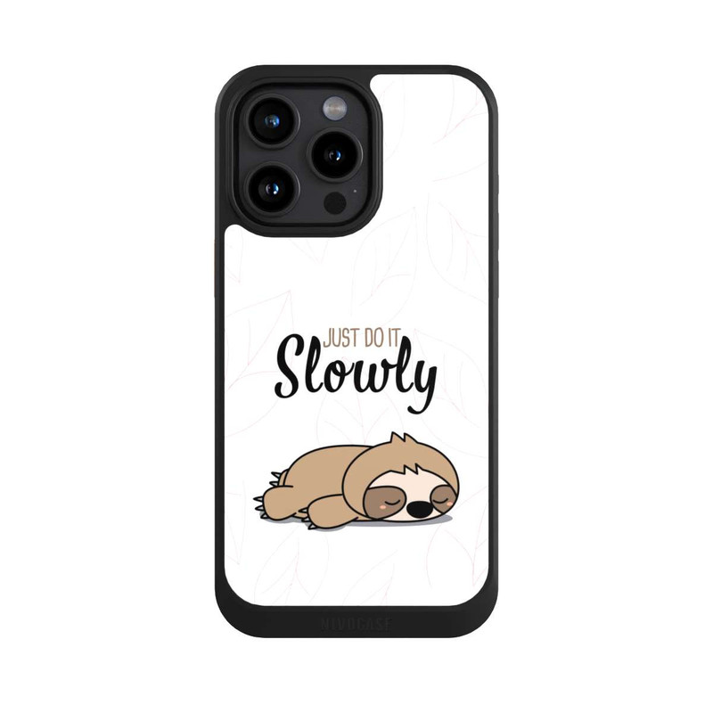 iPhone 15 Pro Max NIVOcore Just Do It Slowly Sloth
