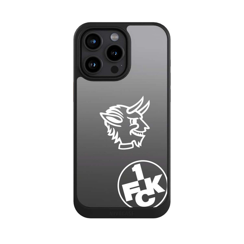 iPhone 15 Pro Max NIVOcore Teufelskopf FCK auf Schwarz