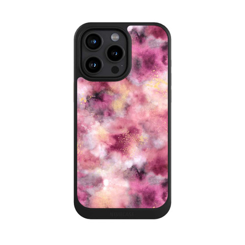 Apple iPhone 15 Pro Max NIVOcore Rose aquarelle marbré fumé
