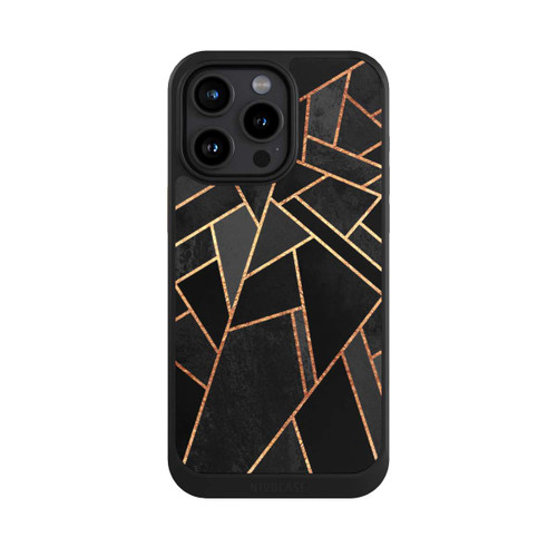 Apple iPhone 15 Pro Max NIVOcore Black Night Gold Print