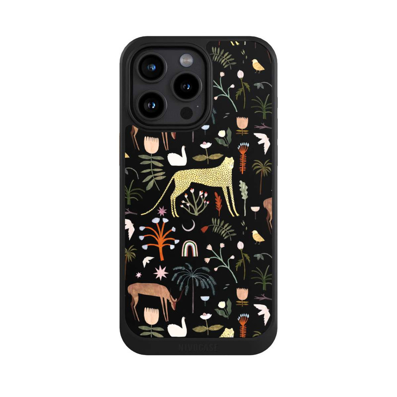 iPhone 15 Pro Max NIVOcore Wild garden letters by Léa Le Pivert