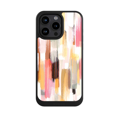 Apple iPhone 15 Pro Max NIVOcore Coups de pinceau abstraits Nuances d'automne