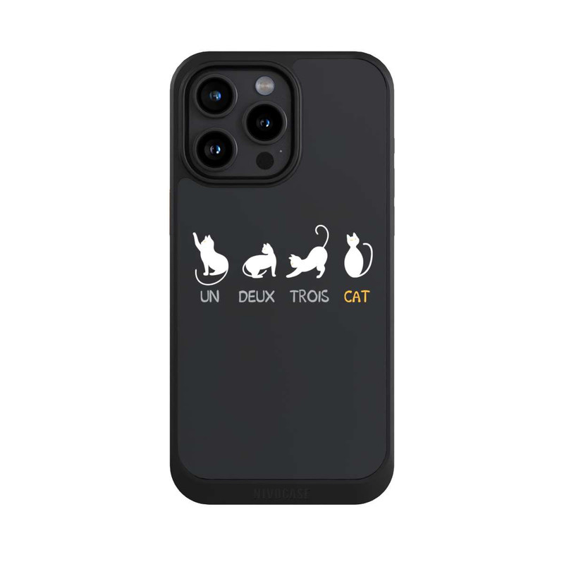 iPhone 15 Pro Max NIVOcore Un Deux Trois Cat
