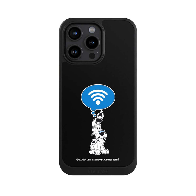 iPhone 15 Pro Max NIVOcore Idéfix WI-FI Sur Fond Noir