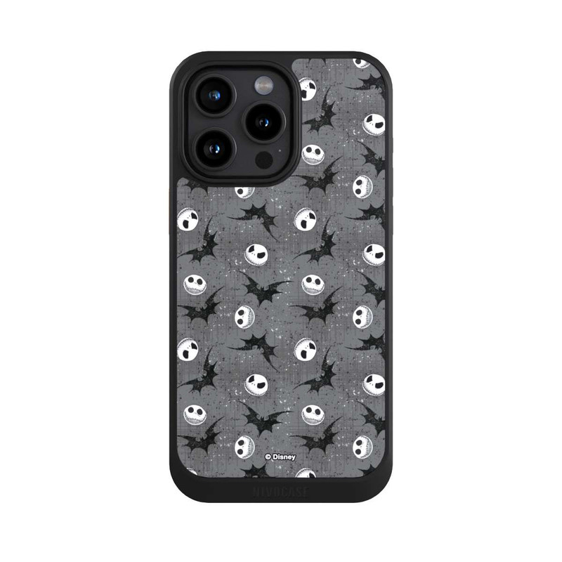 iPhone 15 Pro Max NIVOcore Jack Grey Pattern Tim Burtons Nightmare before Christmas