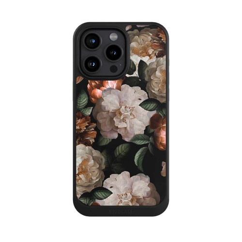 Apple iPhone 15 Pro Max NIVOcore Tapete mit Kupferrosen
