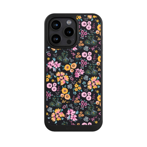 Apple iPhone 15 Pro Max NIVOcore Petites Fleurs colorées Noir 2