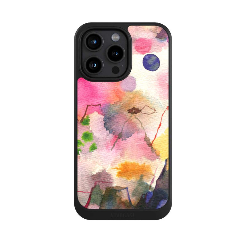 iPhone 15 Pro Max NIVOcore Watercolor Colorful Mountains