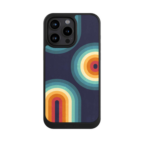 Apple iPhone 15 Pro Max NIVOcore Double Rainbow on Blue