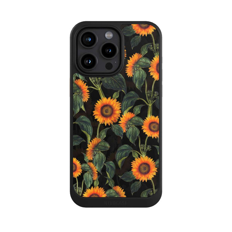 iPhone 15 Pro Max NIVOcore Sonnenblume schwarz