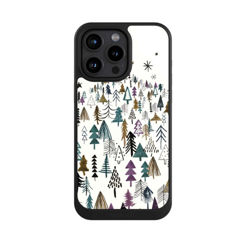 Apple iPhone 15 Pro Max NIVOcore Bergbäume Wald Lila