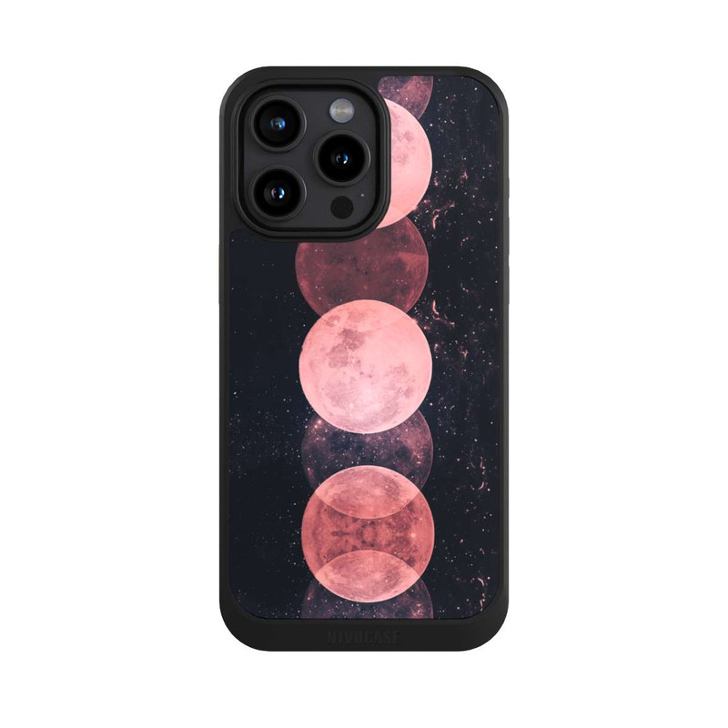 iPhone 15 Pro Max NIVOcore Rosa Mondphasen