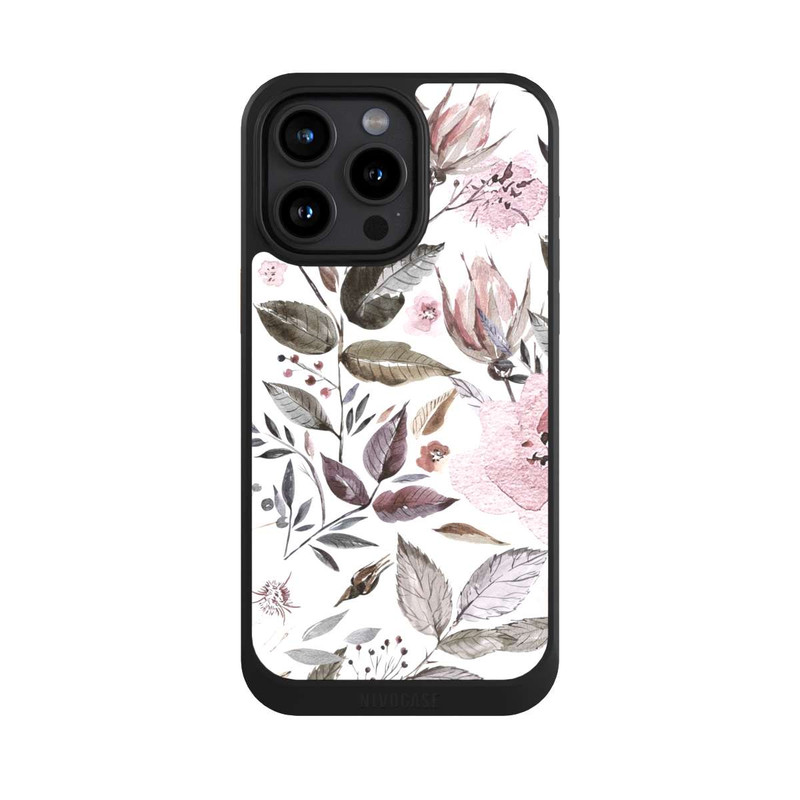 iPhone 15 Pro Max NIVOcore Aquarell braune Rosenblüten