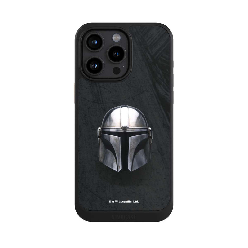 iPhone 15 Pro Max NIVOcore Schwarzer Mandalorianer Helm