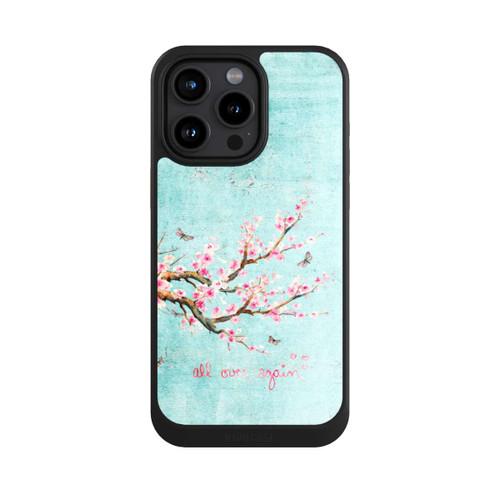 Apple iPhone 15 Pro Max NIVOcore Kirschblütenbaummuster Blau