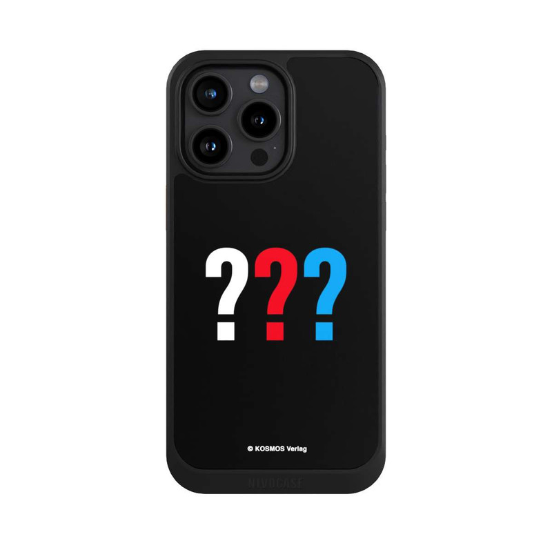 iPhone 15 Pro Max NIVOcore Drei Fragezeichen Logo