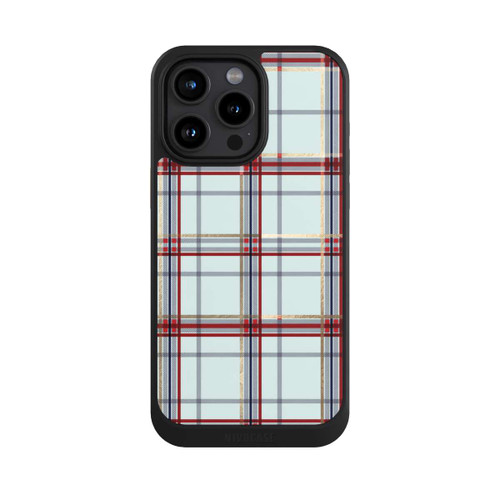 Apple iPhone 15 Pro Max NIVOcore Tartan Blau