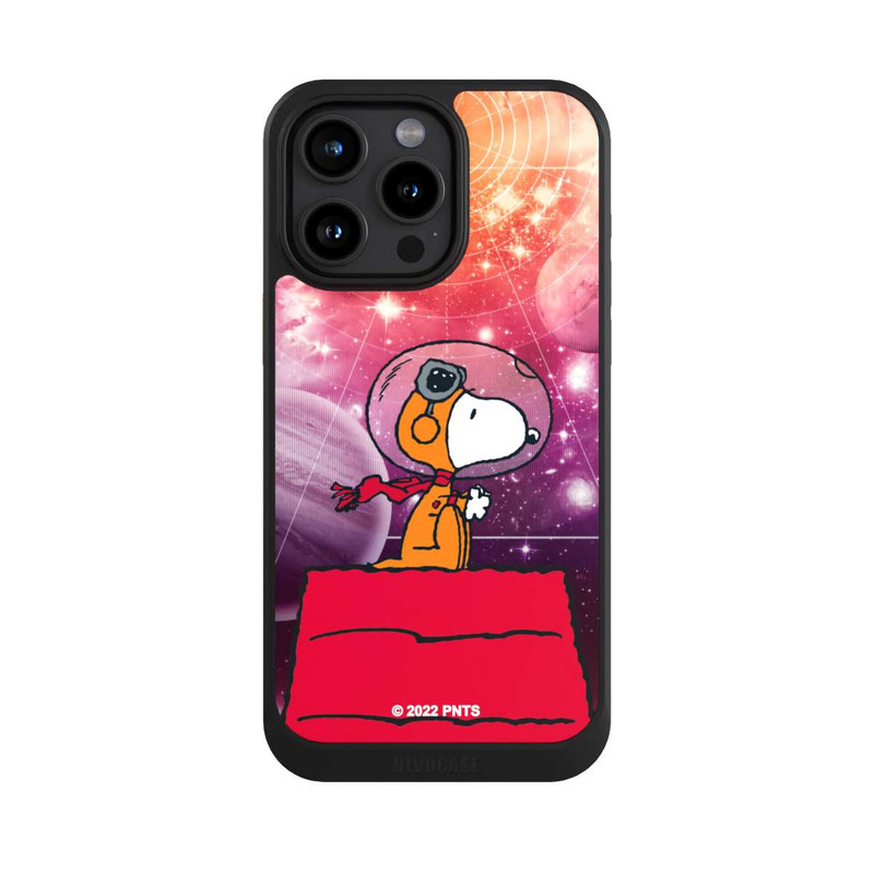 iPhone 15 Pro Max NIVOcore Snoopy Weltraumreisender Planet