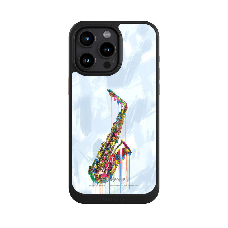 iPhone 15 Pro Max NIVOcore Saxophone Art By P.D. Moreno