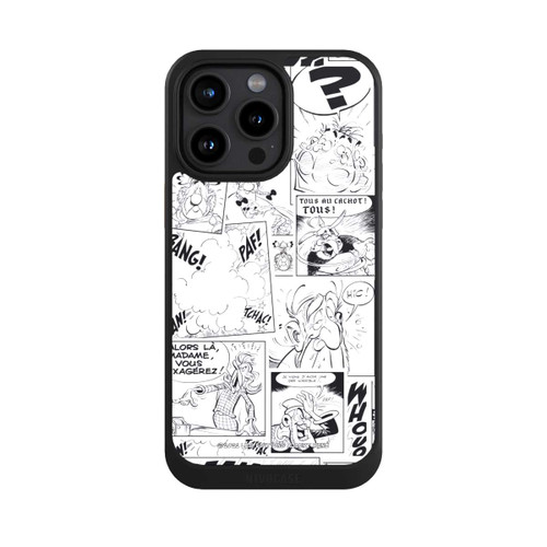 Apple iPhone 15 Pro Max NIVOcore BD Astérix Blanc &amp; Noir
