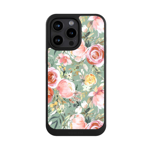 Apple iPhone 15 Pro Max NIVOcore Bouquet de Pivoines Pastelles