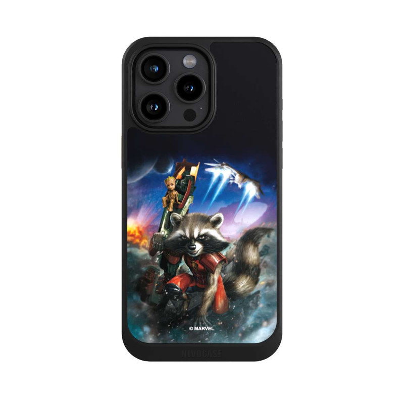 iPhone 15 Pro Max NIVOcore Rocket & Baby Groot Guardians Of The Galaxy