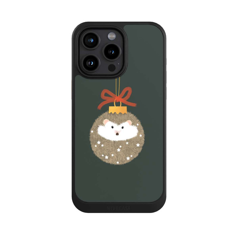 iPhone 15 Pro Max NIVOcore hérisson de Noël