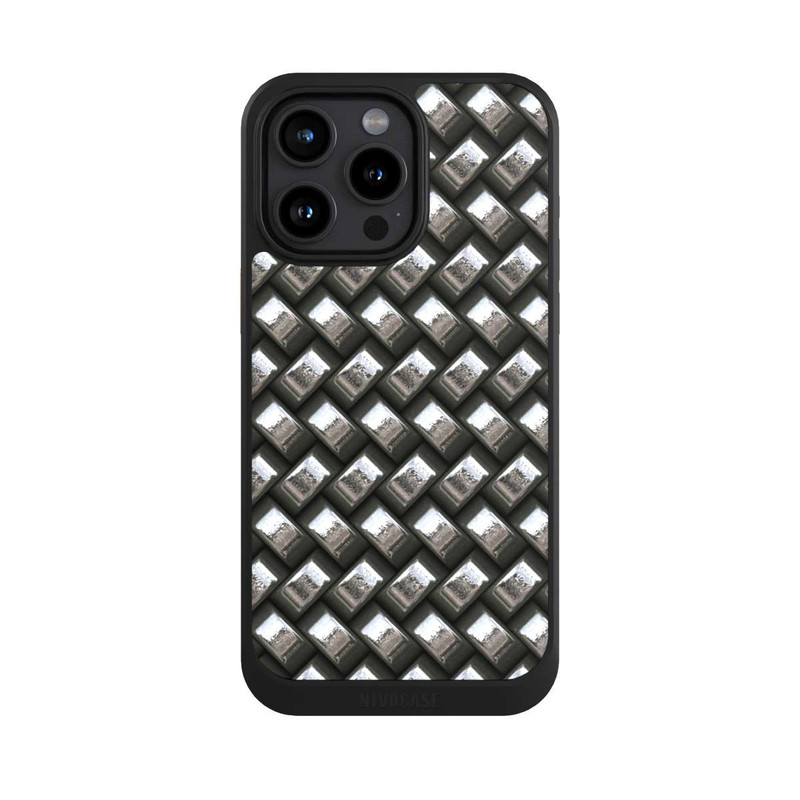 iPhone 15 Pro Max NIVOcore Glamour Silver Metal