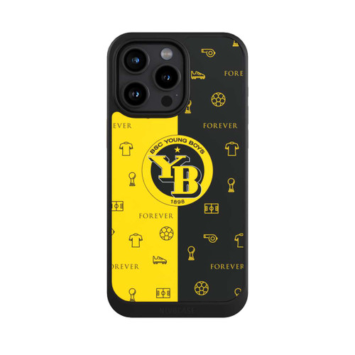 Apple iPhone 15 Pro Max NIVOcore BSC YB Gelb Schwarz Muster