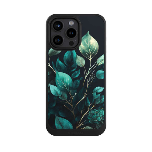 Apple iPhone 15 Pro Max NIVOcore Eukalyptus dunkler Hintergrund