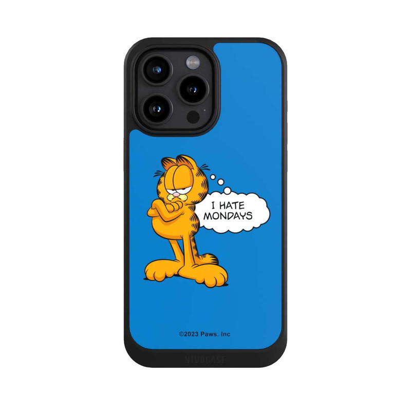 iPhone 15 Pro Max NIVOcore Garfield I Hate Mondays Blue