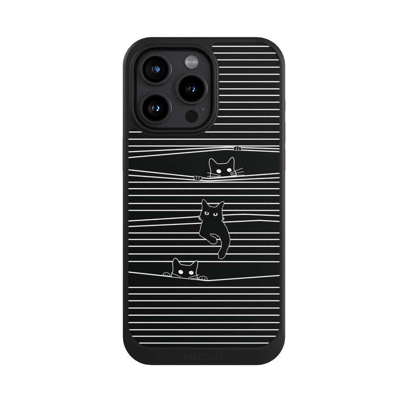 iPhone 15 Pro Max NIVOcore Cats Peeping