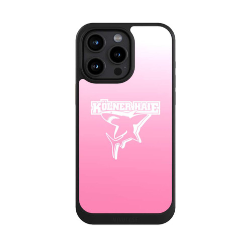 Apple iPhone 15 Pro Max NIVOcore Kölner Haie Weiß Rosa