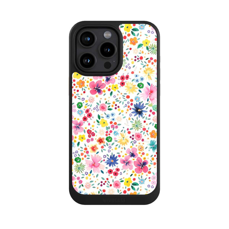 iPhone 15 Pro Max NIVOcore Millefleurs Pink Spring Garden