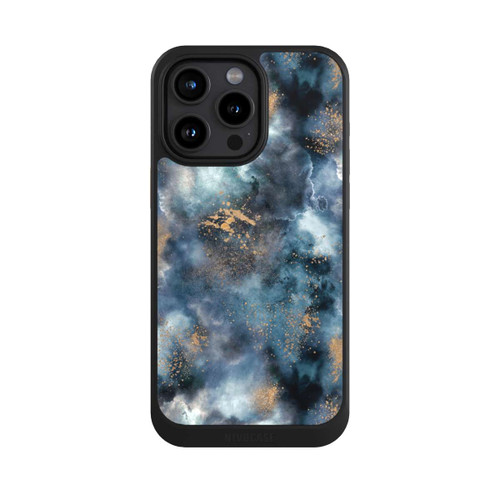 Apple iPhone 15 Pro Max NIVOcore Smoky Marble Watercolor Navy
