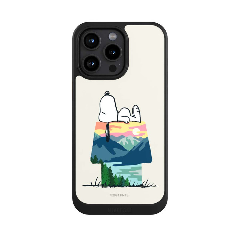 iPhone 15 Pro Max NIVOcore Snoopy Camping Hütte