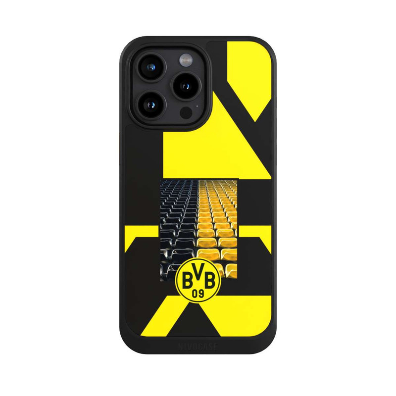 iPhone 15 Pro Max NIVOcore BVB Tribüne Schwarz Gelb