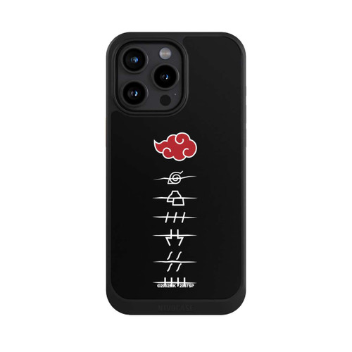 Apple iPhone 15 Pro Max NIVOcore Akatsuki Mitglieder Symbole Schwarz