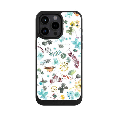 Apple iPhone 15 Pro Max NIVOcore Papillon botanique Nature Bleu