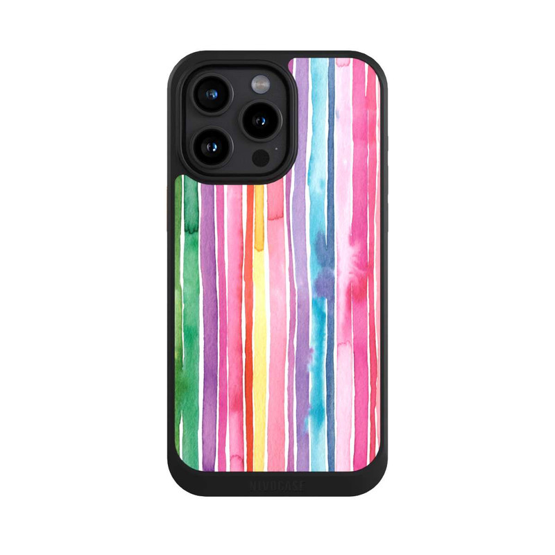 iPhone 15 Pro Max NIVOcore Camouflage Rainbow Stripes