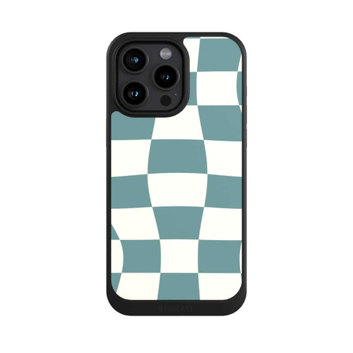 Apple iPhone 15 Pro Max NIVOcore Schachbrett Petrol
