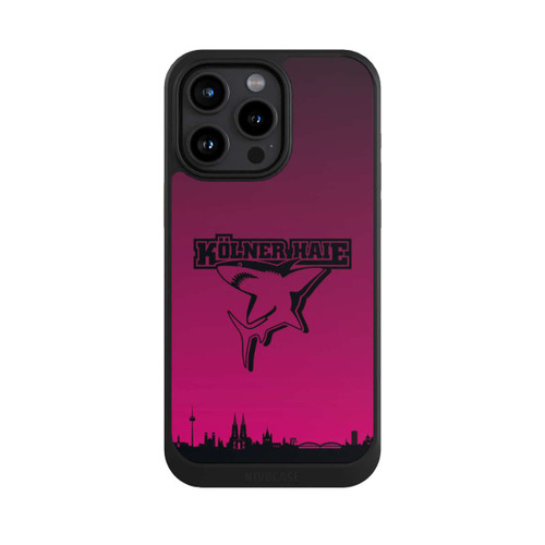Apple iPhone 15 Pro Max NIVOcore Kölner Haie Skyline Pink