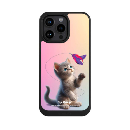 Apple iPhone 15 Pro Max NIVOcore Playing Cat with Feather