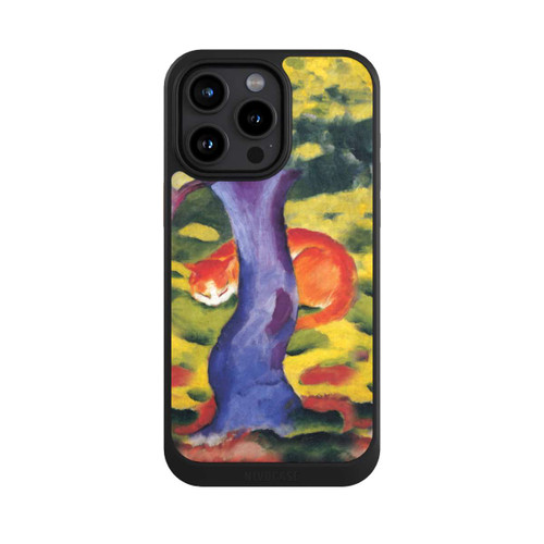 Apple iPhone 15 Pro Max NIVOcore Katze hinter Einem Baum von Franz Marc