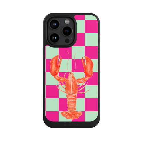 Apple iPhone 15 Pro Max NIVOcore Pink Checkers Lobster