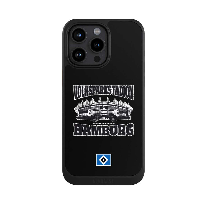 iPhone 15 Pro Max NIVOcore HSV Volksparkstadion Schwarz