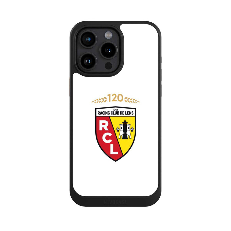 iPhone 15 Pro Max NIVOcore RC Lens 120 ans anniversaire blanc