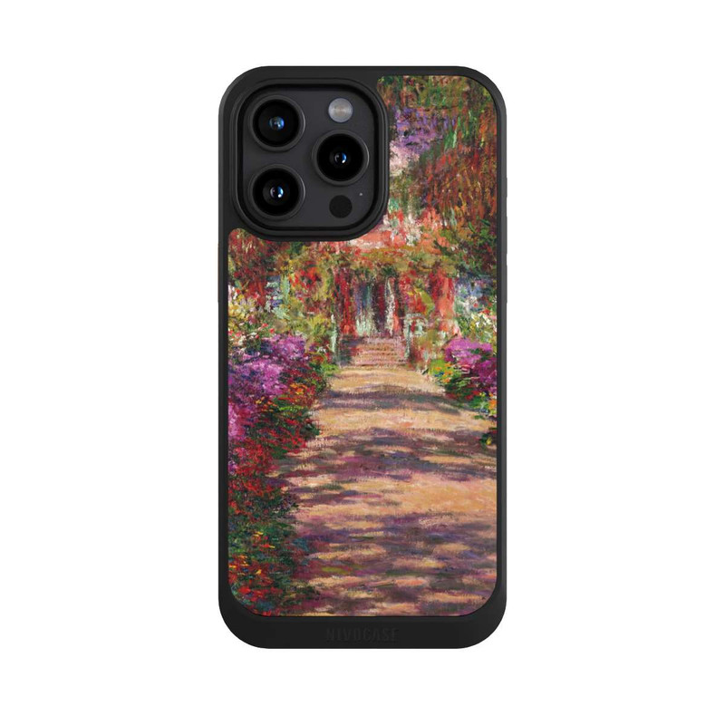 iPhone 15 Pro Max NIVOcore Eine Allee in Monets Garten in Giverny by Claude Monet